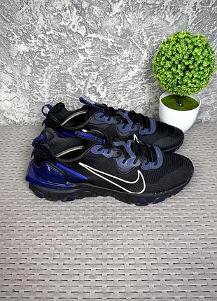 Nike react d/ms/x кроссовки 47 размер спортивные черные