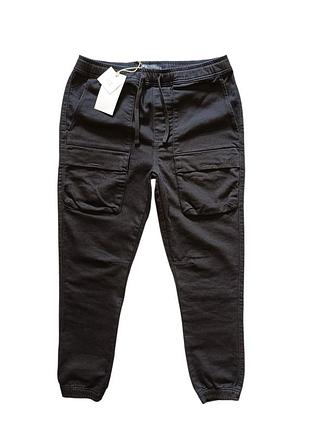 Штаны джоггеры карго zara (l/w32)