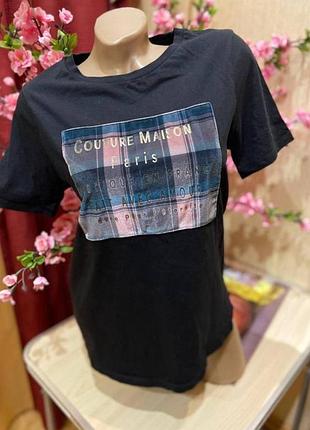 Женская хлопковая футболка river island eur 38 uk12