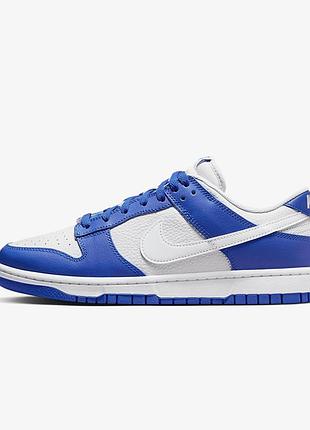 Оригинальн! сша! мужские кроссовки nike dunk low racer blue photon fn3416-001 кеды новое состояние