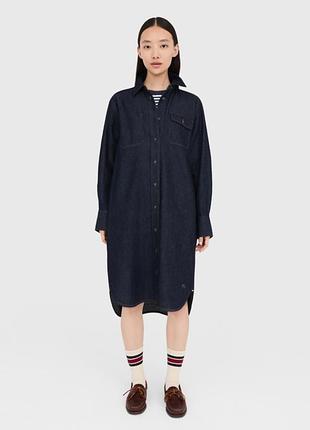 Джинсова сукня-сорочка uniqlo (477963)