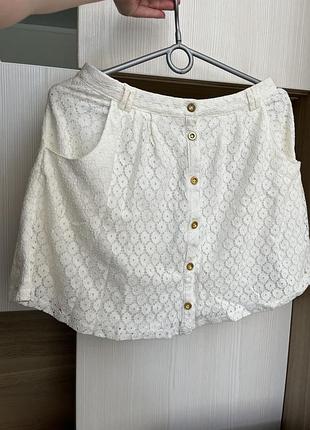 Коротка спідниця на ґудзиках  boohoo s/m