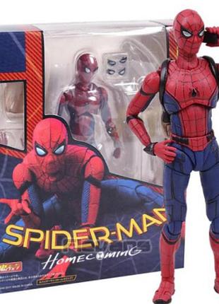 Коллекционная фигурка человек паук spider-man homecoming (15см) marvel abc