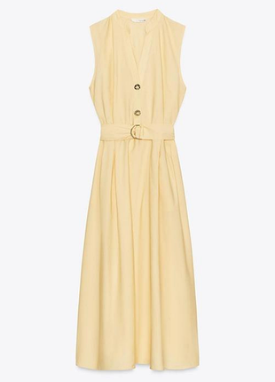 Платье с ремнем от zara