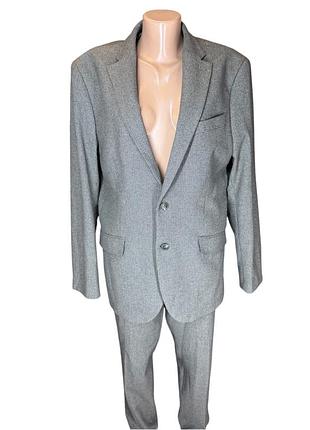 C&a slim fit костюм дрібна гусяча лапка