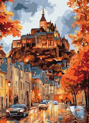 Картина за номерами - осіннє містечко ©art_selena_ua