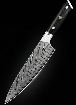 Нож шеф повара damascus dk-gk 7001