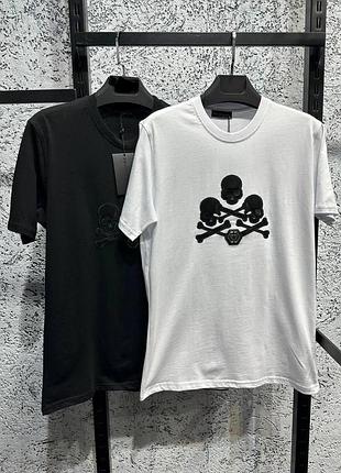 Брендовая мужская, женская футболка philipp plein