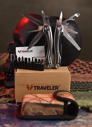 Многофункциональный нож мультитул traveler один размер