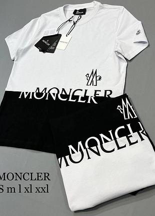 Брендовая мужская футболка moncler