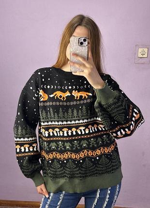 Светр з лисами 2
