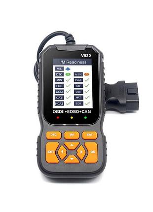 Автомобільний сканер obd2 uyye v520, зчитувач кодів помилок