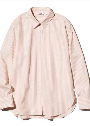 Рожева сорочка uniqlo xs-s