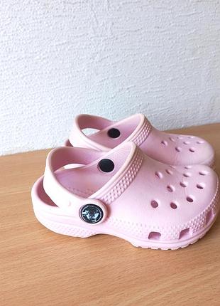 Кроксы шлепанцы сабо crocs с6/22-23р. стелька 14,3 см