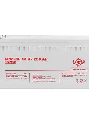 Logicpower аккумулятор гелевый lpm-gl 12v - 200 ah