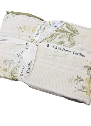 Постельное белье двуспальное из жатого муслина colorful home print 4 21448 180х200 см
