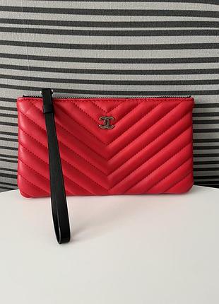 Chanel paris клатч-косметичка
