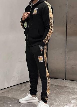 Мужской брендовый спортивный костюм burberry