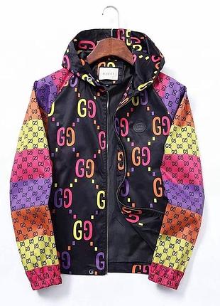 Чоловіча вітровка куртка gucci