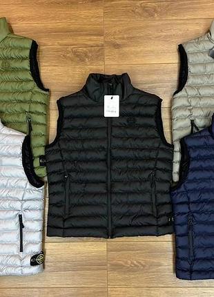 Брендовая мужская жилетка stone island