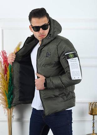 Брендовая мужская куртка stone island