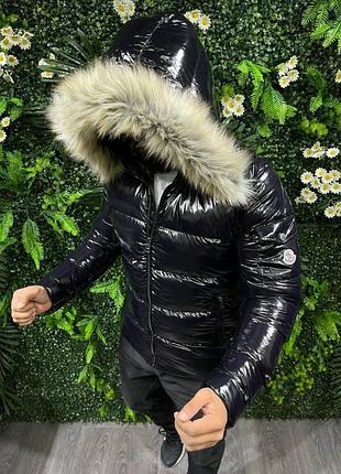 Зимняя мужская куртка moncler maya пуховик брендовый