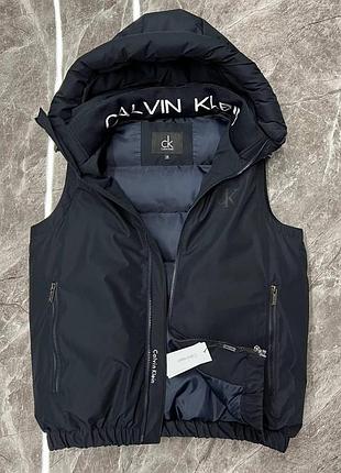Жилетка чоловіча calvin klein синя