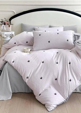 Постельное белье полуторное из муслина colorful home ptint 12 21367 150х210 см