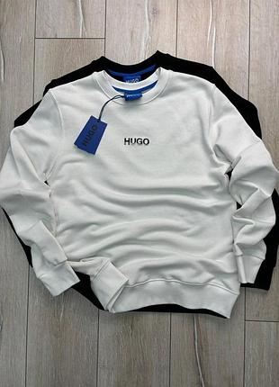 Hugo boss світшот брендовий білий оригінал