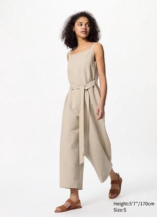 Комбинезон из смеси льна uniqlo