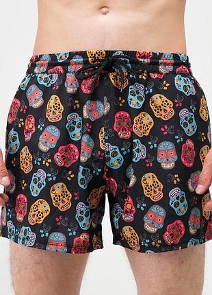 Шорты для плавания slavni swimming pool print kolorovi cherepy