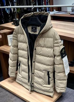 Зимняя куртка stone island, пуховик зимний