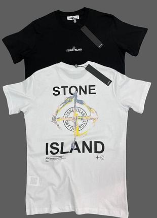 Брендовая мужская футболка stone island