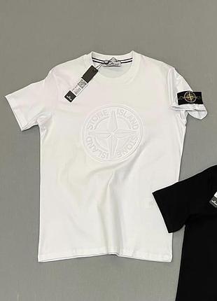 Брендовая мужская футболка stone island