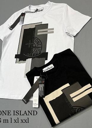 Брендовая мужская футболка stone island