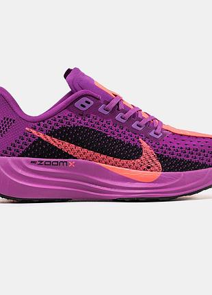 Жіночі фіолетові кросівки nike air pegasus road running purple orange х зум 39