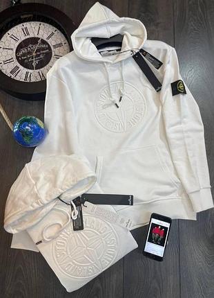 Брендовое худи stone island