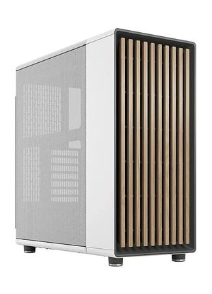 Компьютерный корпус miditower fractal design north, цвет chalk white, без бп, модель fd-c-nor1c-03