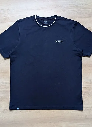 Diesel футболка мужская xl темно-синяя оригинал since 1979