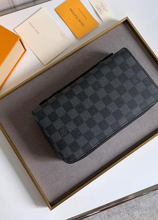 Клатч louis vuitton гаманець чоловічий у кубик