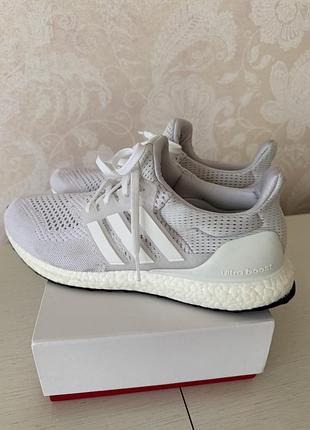 Чоловічі кросівки, повністю білі, adidas, розмір 47 1/3
