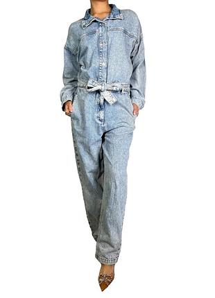 Трендовый джинсовый комбинезон mng/mango