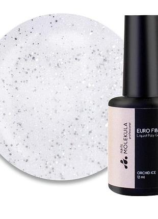 Гель моделюючий для нігтів nails molekula euro fiber gel fg1210 frozen dream заморожена мрія 12 мл (8435689008597)