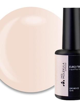 Гель моделюючий для нігтів nails molekula euro fiber gel fg1214 phoenix sand пісок фенікса 12 мл (8435689008559)