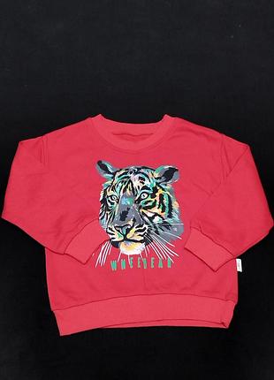 Дитячий світшот shein з тигром 86-92р 7894 в