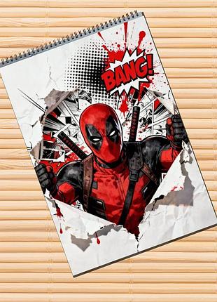 Альбом для рисования марвел marvel дэдпул (30101)