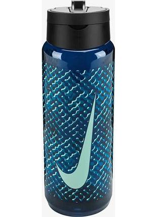 Пляшка nike tr renew recharge straw bottle 24 oz темно-синій 709 мл (n.100.7643.459.24)