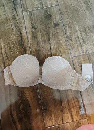 Ліфчик бюстгальтер ліф бра marks &  spencer беж almond 34/75d