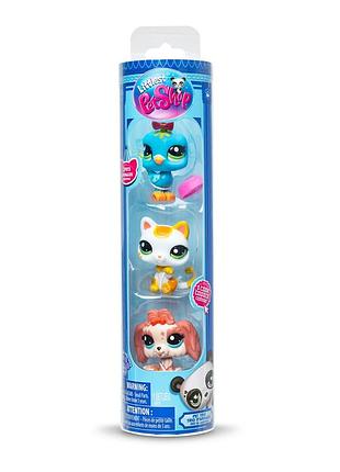 Ігровий набір "настрій міста" littlest pet shop 00551 аксесуари та 3 фігурки