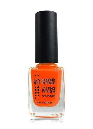 Лак для ногтей 10мл lasting finish 004 n неон апельсиновый тм colour intense
